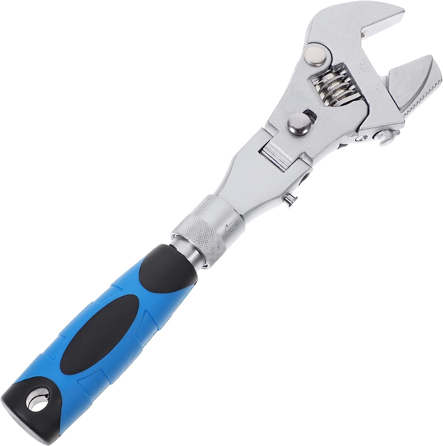 Cheie Universala Ajustabila  Articulata si Telescopica cu cap rabatabil 180 grade cu clichet
